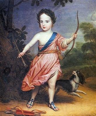 Gerrit van Honthorst Willem III op driejarige leeftijd in Romeins kostuum Norge oil painting art